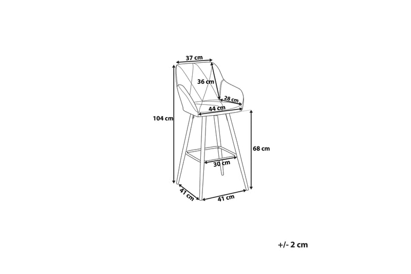 Darien Barstol 41 cm - Blå - Products - Möbler - Fåtölj & stolar - Barstol & barpall