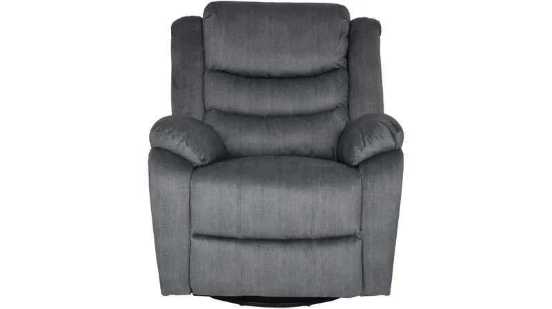 Olvani Reclinerfåtölj i tyg manuell - Grå - Products - Möbler - Fåtölj & stolar - Fåtölj - Biofåtölj & reclinerfåtölj