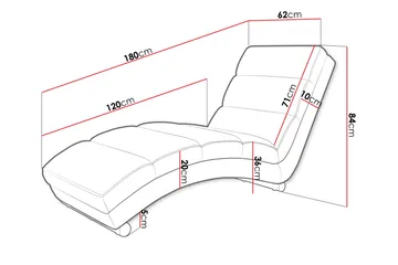 Regalado Liggfåtölj - Vit - Products - Möbler - Fåtölj & stolar - Fåtölj - Liggf åtölj