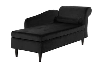 Tyland Schäslong Höger - Svart - Products - Möbler - Fåtölj & stolar - Fåtölj - Liggfåtölj