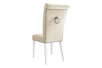 Garvin Matstol - Beige/Vit - Products - Möbler - Fåtölj & stolar - Matstol & köksstol