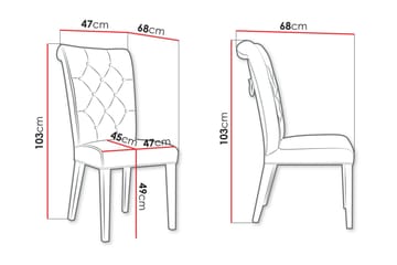 Garvin Matstol - Grå/Svart - Products - Möbler - Fåtölj & stolar - Matstol & köksstol