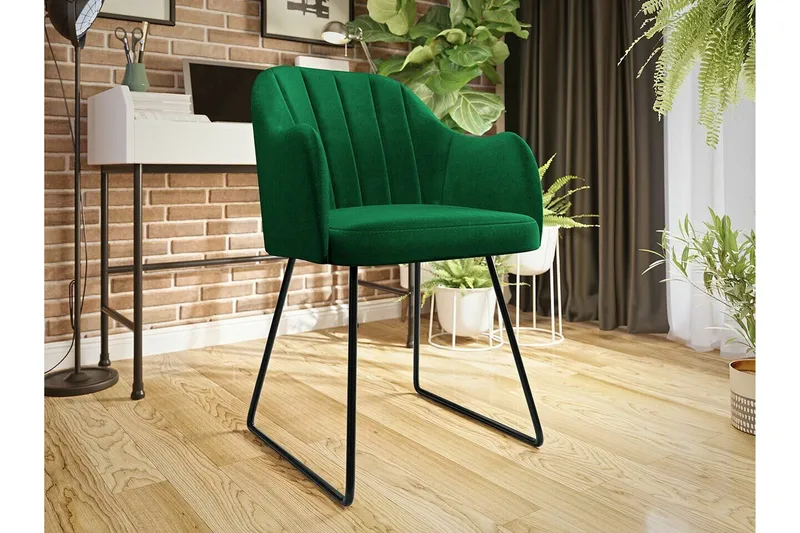 Kintore Matstol - Svart - Products - Möbler - Fåtölj & stolar - Karmstol