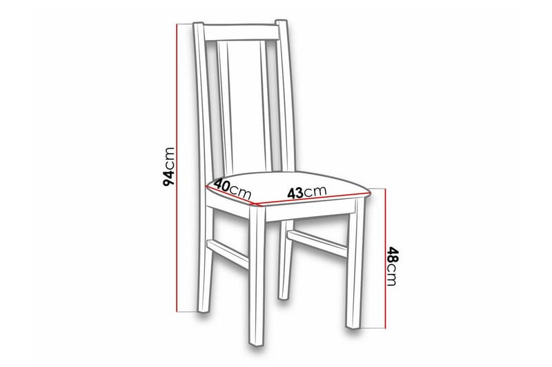 Lufti Matstol - Svart - Products - Möbler - Fåtölj & stolar - Matstol & köksstol