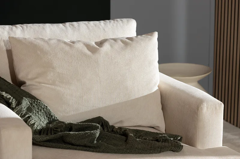Menard Stor Fåtölj Manchester Tyg - Ljus Beige - Products - Möbler - Fåtölj & stolar - Fåtölj