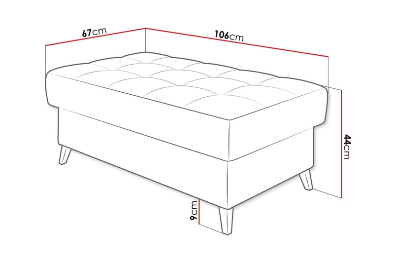 Amshyttan Sittpuff - Brun - Products - Möbler - Fåtölj & stolar - Pall & puff - Sittpuff