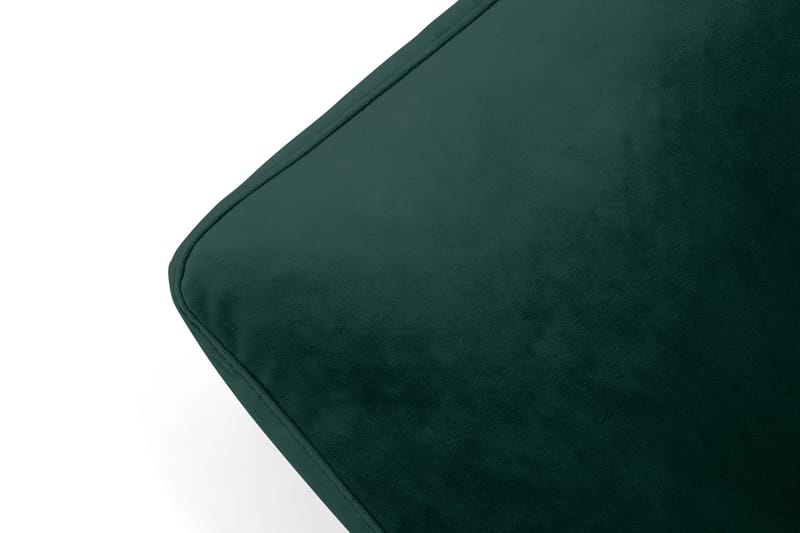 Andrew Fotpall Sammet - Mörkgrön/Krom - Products - Möbler - Fåtölj & stolar - Pall & puff - Fotpallar