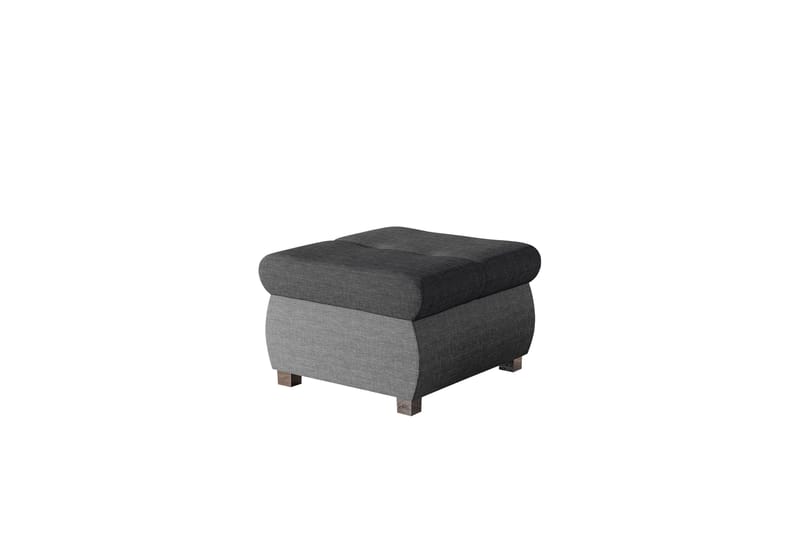 Cerys Fotpall 60 cm - Ljusgrå/Mörkgrå - Products - Möbler - Fåtölj & stolar - Pall & puff - Fotpallar