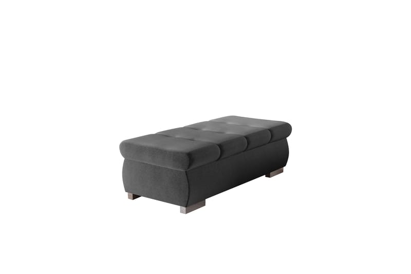 Cerys Fotpall 60 cm, Mörkgrå