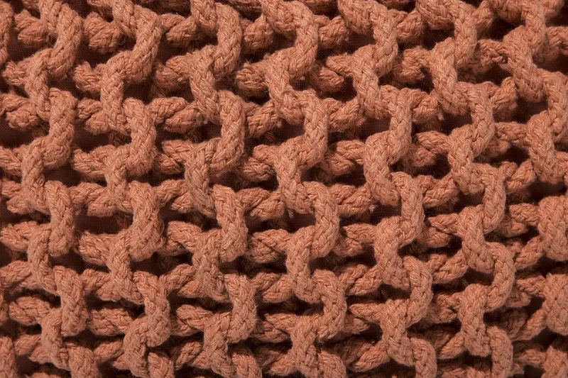 Conrad Sittpuff 50 cm - Brun - Products - Möbler - Fåtölj & stolar - Pall & puff - Sittpuff