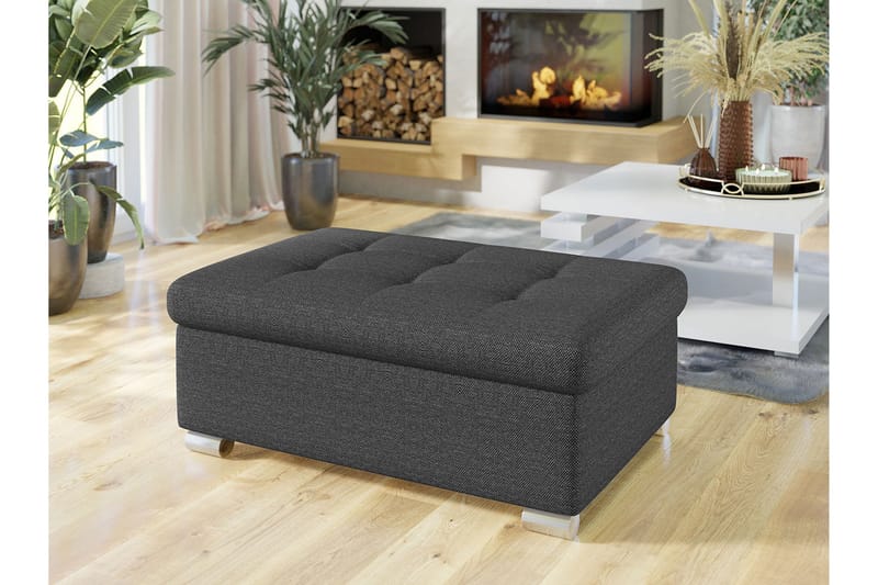 Dynir Fotpall 70 cm - Grå - Products - Möbler - Fåtölj & stolar - Pall & puff - Fotpallar
