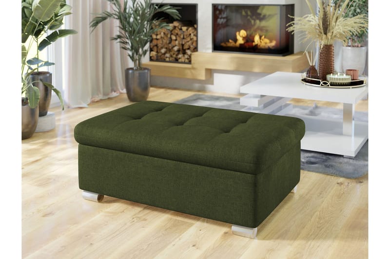 Dynir Fotpall 70 cm - Grön - Products - Möbler - Fåtölj & stolar - Pall & puff - Fotpallar