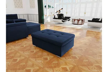 Dynir Puff - Blå - Products - Möbler - Fåtölj & stolar - Pall & puff - Sittpuff