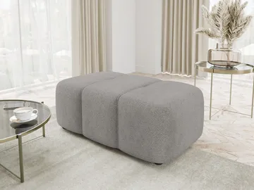 Flo Fotpall 93 cm - Grå - Products - Möbler - Fåtölj & stolar - Pall & puff - Fotpallar