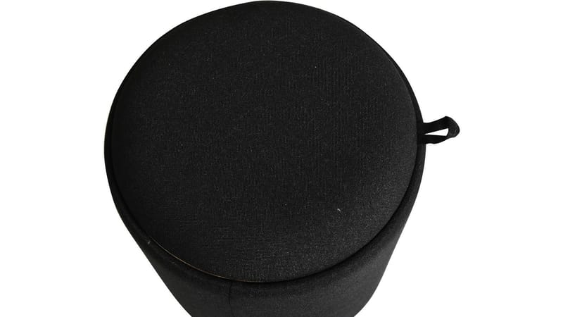 Velmira Puff 2 delar 39 cm Rund - Svart - Products - Möbler - Fåtölj & stolar - Pall & puff - Sittpuff