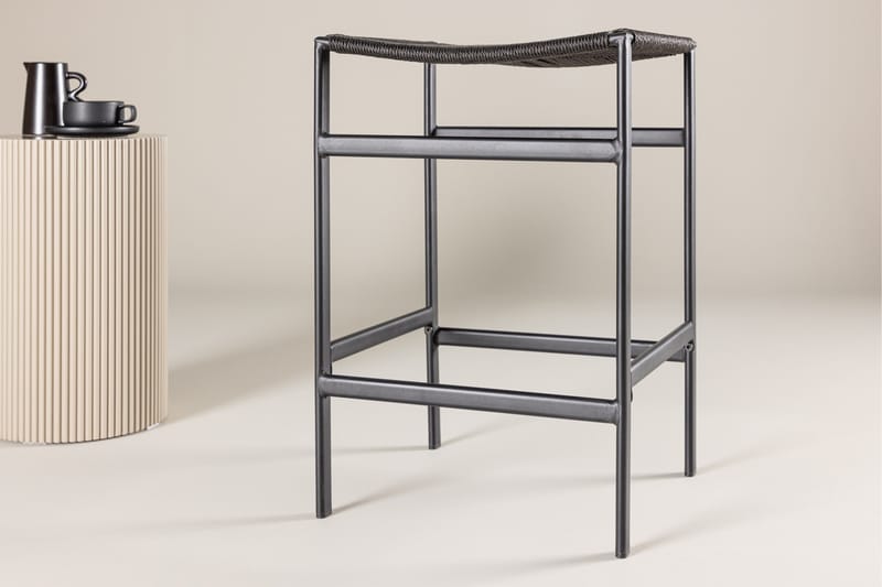 Polly Barstol 66 cm - Svart - Products - Möbler - Fåtölj & stolar - Barstol & barpall