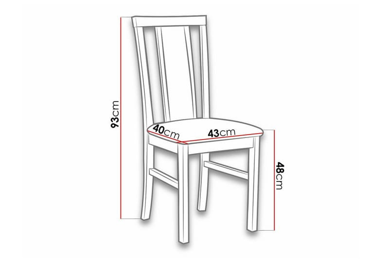 Roma Matstol Black/Wood - Products - Möbler - Fåtölj & stolar - Matstol & köksstol