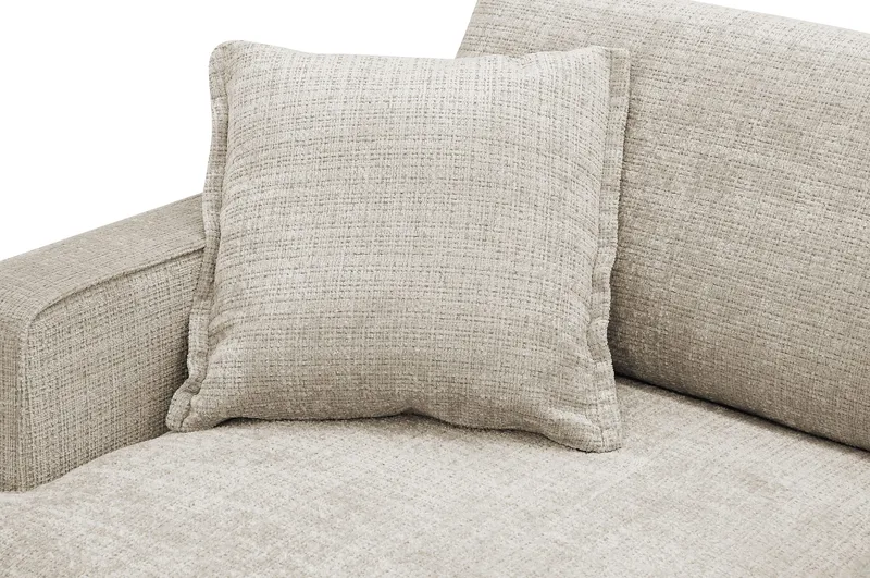 Rossita lyx Extra djup Fåtölj - Beige Chenille - Products - Möbler - Fåtölj & stolar - Fåtölj