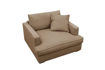 Rossita lyx Extra djup Fåtölj - Brun Manchester - Products - Möbler - Fåtölj & stolar - Fåtölj