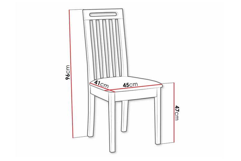 Rowden Matstol - Grå - Products - Möbler - Fåtölj & stolar - Matstol & köksstol