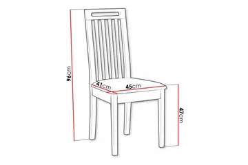 Rowden Matstol - Svart - Products - Möbler - Fåt ölj & stolar - Matstol & köksstol