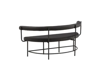 Stallhagen x Josefin Lustig Sittbänk 165 cm - Svart - Products - Möbler - Fåtölj & stolar - Sittbänk - Bänk med ryggstöd