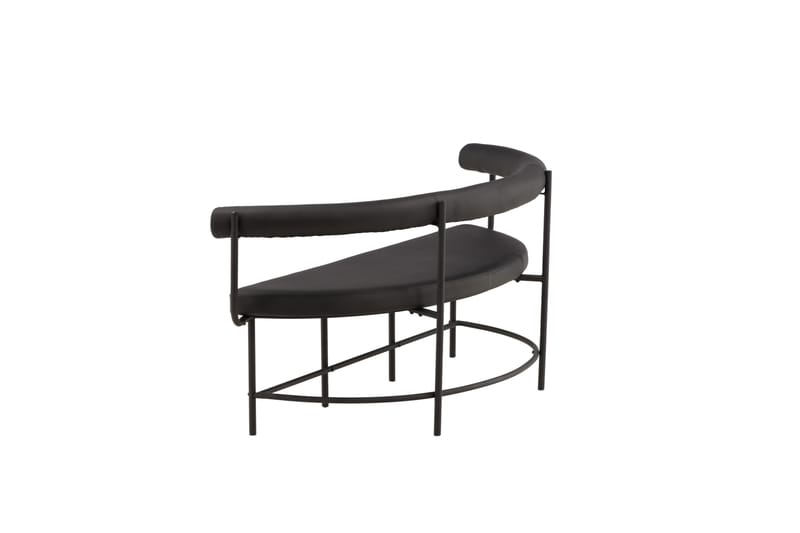 Stallhagen x Josefin Lustig Sittbänk 165 cm - Svart - Products - Möbler - Fåtölj & stolar - Sittbänk - Bänk med ryggstöd