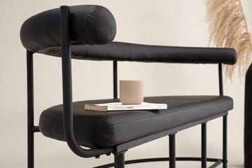 Stallhagen x Josefin Lustig Sittbänk 165 cm - Svart - Products - Möbler - Fåtölj & stolar - Sittbänk - Bänk med ryggstöd