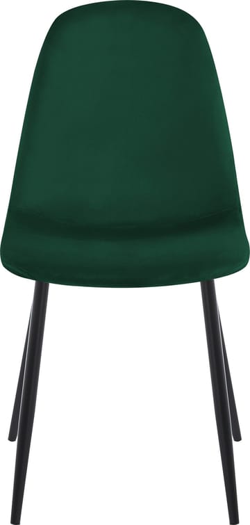Stol i grön sammet - Carisma, mörkgrön