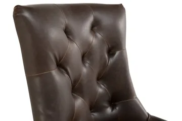 Tuva Fåtölj Konstläder - Brun - Products - Möbler - Fåtölj & stolar - Matstol & köksstol