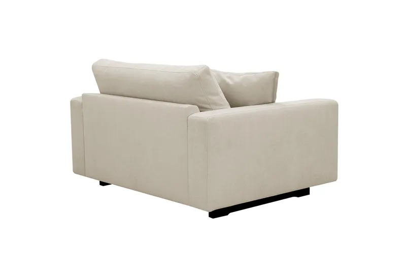 Valencia Extra Djup Fåtölj i Chenille - Beige - Products - Möbler - Fåtölj & stolar - Fåtölj