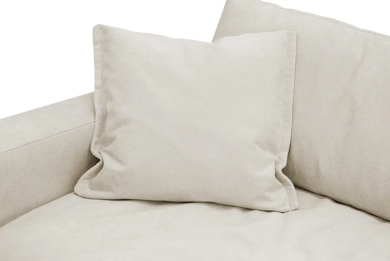 Valencia Extra Djup Fåtölj i Chenille - Beige - Products - Möbler - Fåtölj & stolar - Fåtölj