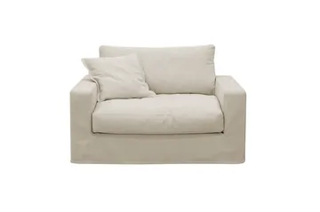 Valencia Extra Djup Fåtölj med avtagbar och tvättbar klädsel, Beige