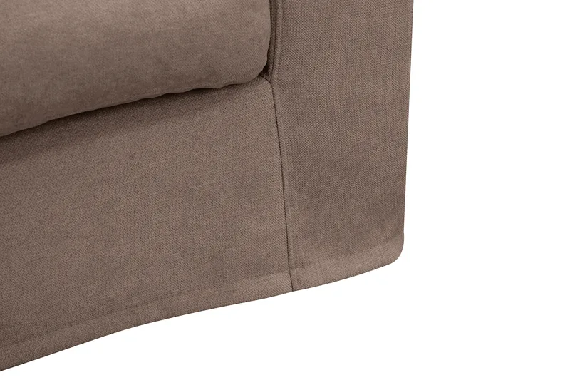Valencia Extra Djup 5-sits Soffa med avtagbar och tvättbar klädsel - Mörkbrun - Products - Möbler - Soffa