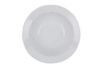 Adine Middagsservis 24 Delar Porslin - Vit - Products - Servering & matlagning - Porslin