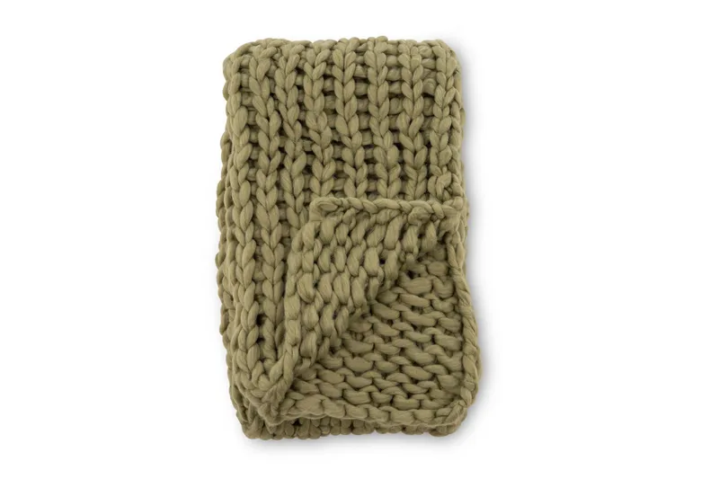 Kate Pläd 130x170 cm, Mörkgrön