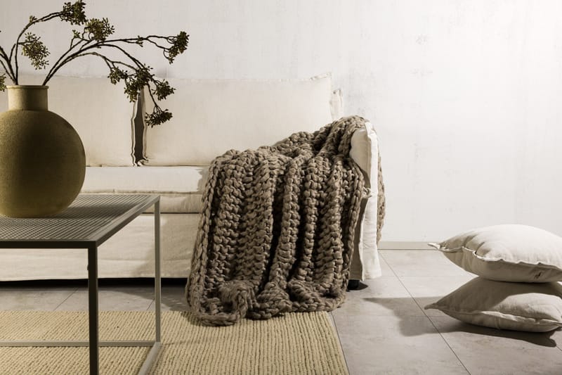 Kate Pläd 130x170 cm - Brun - Products - Textil & mattor - Filt & pläd