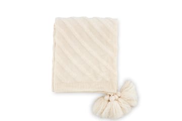 Katlyn Pläd 130x170 cm - Vit - Products - Textil & mattor - Filt & pläd