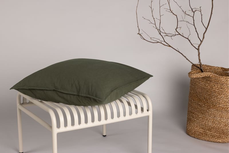 Ronja Kuddfodral - Grön - Products - Textil & mattor - Kudde & kuddfodral - Kuddfodral