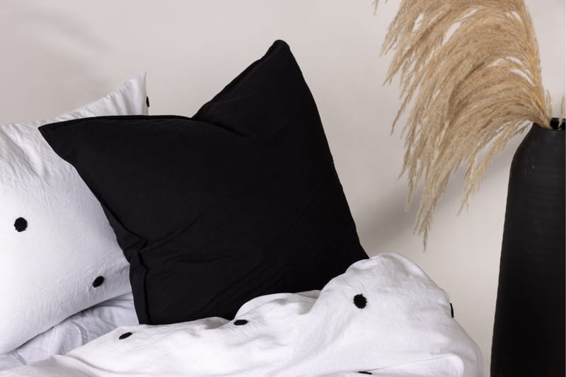 Ronja Kuddfodral - Svart - Products - Textil & mattor - Kudde & kuddfodral - Kuddfodral