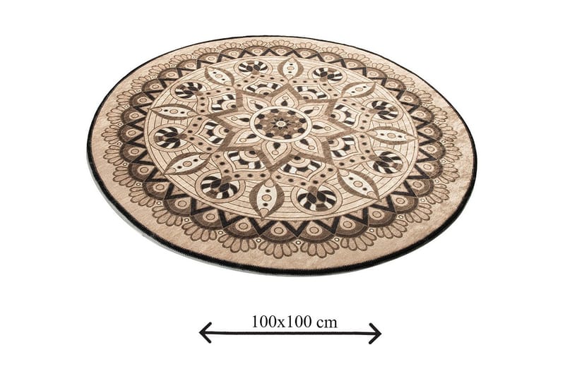 Chilai Home Badmatta 100 Rund - Multi - Products - Textil & mattor - Matta - Badrumsmatta