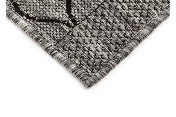 Madrid Bell Flatvävd Matta 80x240 - Grå/Svart - Products - Textil & mattor - Matta - Flatvävd matta