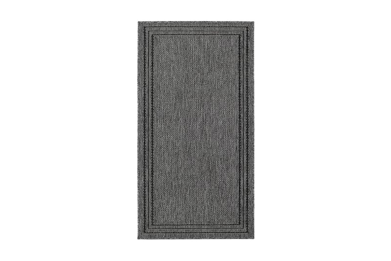 Madrid Frame Matta 80x150 cm Flatvävd - Antracit - Products - Textil & mattor - Matta - Flatvävd matta