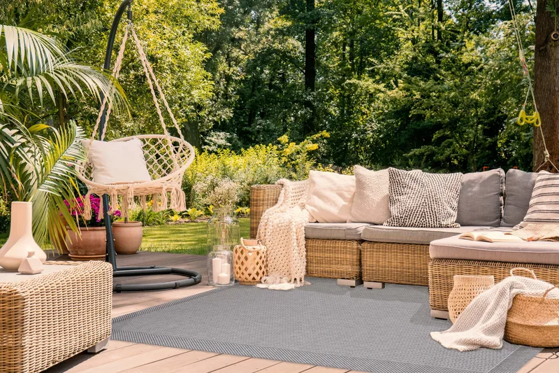 Miami Flatvävd Matta 160x230 cm - Grå - Products - Textil & mattor - Matta - Flatvävd matta