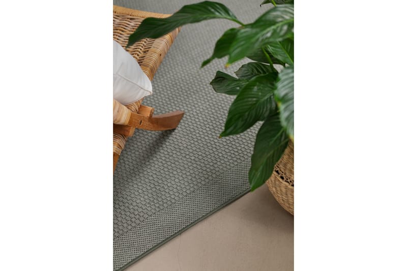 Miami Flatvävd Matta 200x290 cm - Grön - Products - Textil & mattor - Matta - Små mattor
