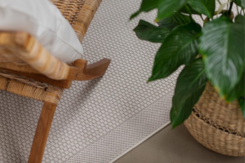 Miami Flatvävd Matta 80x150 cm - Vit - Products - Textil & mattor - Matta - Flatvävd matta