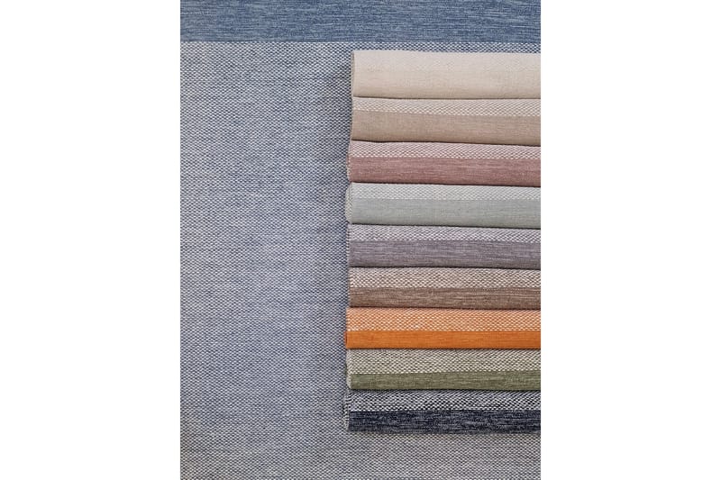 Alva Bomullsmatta 160x230 cm Rektangulär - Blå - Products - Textil & mattor - Matta - Modern matta - Bomullsmatta