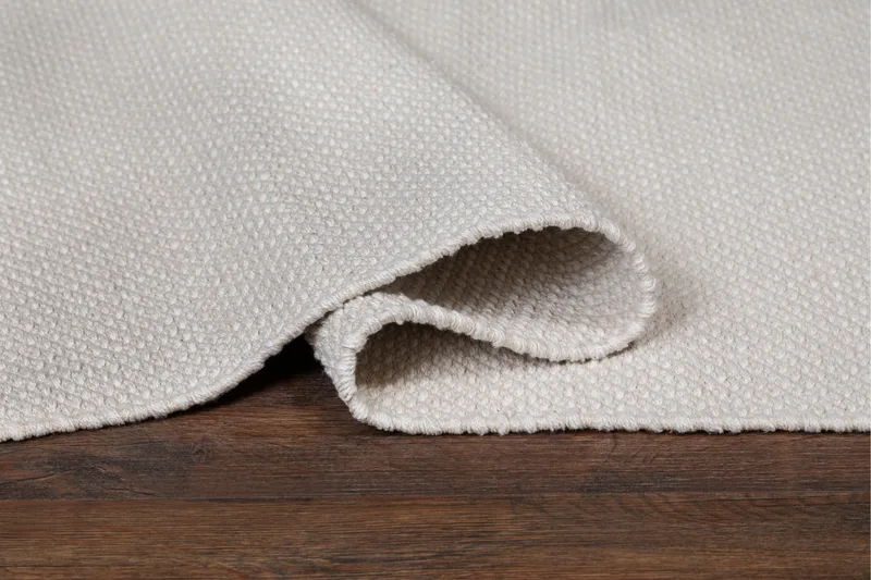 Alva Bomullsmatta 240x340 cm Rektangulär - Creme - Products - Textil & mattor - Matta - Modern matta - Bomullsmatta