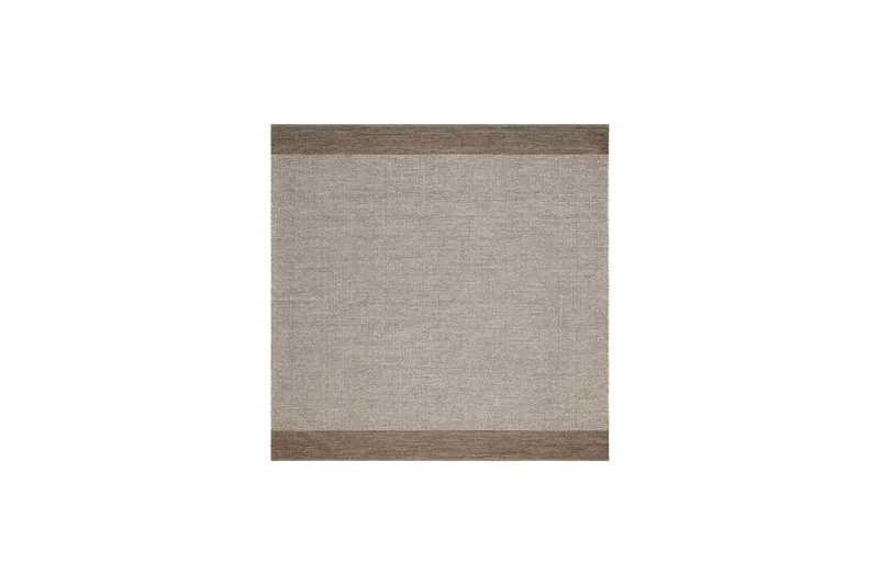 Alva Bomullsmatta 300x300 cm Kvadratisk - Mörkbeige - Products - Textil & mattor - Matta - Modern matta - Bomullsmatta