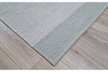 Alva Bomullsmatta 75x280 cm Oval - Ljusgrön - Products - Textil & mattor - Matta - Modern matta - Bomullsmatta
